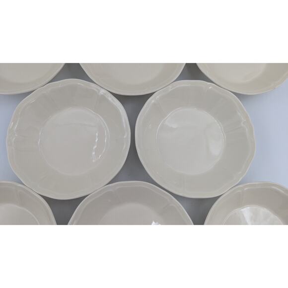Set of 8 Wedgwood Queens Plain Fruit Dessert Bowl Bowls Cream 5 1/8" England - Picture 4 of 10